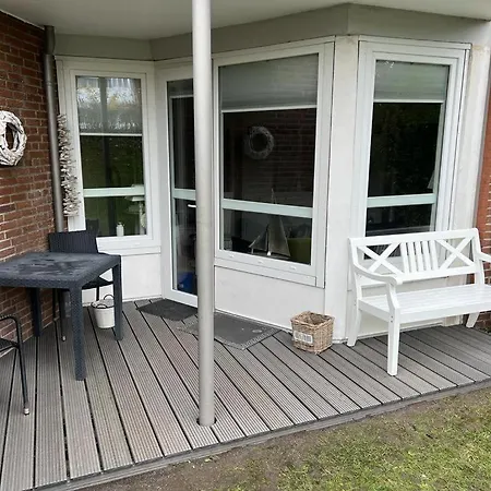 Strandkoenig-westerland-terrasse-mit-garten-strandnaehe-pkw-stellplatz 公寓 韦斯特兰